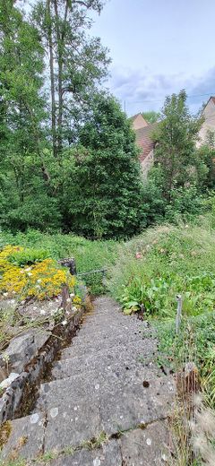 Wohnen am Schloßgarten im idyllischem Burgpreppach – Gartenblick