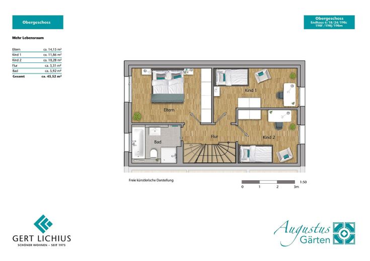 Grundriss Obergeschoss