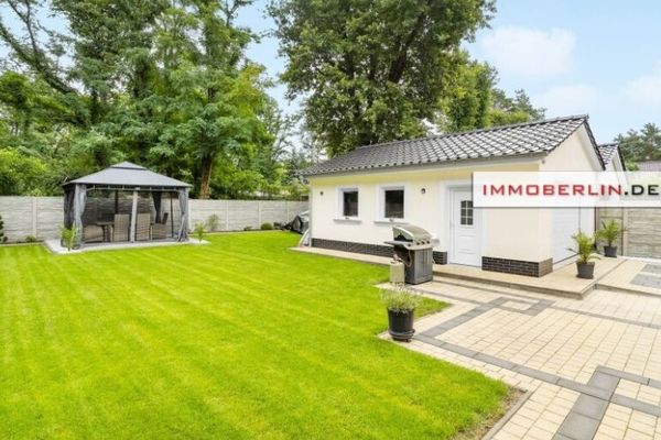 IMMOBERLIN.DE - Topzustand! Traumhaftes Haus mit Südterrasse, Sonnengarten, und Erdwärmepumpe