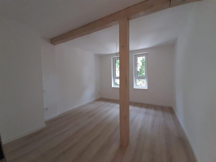 Mieszkanie na poddaszu z antresolą – Schlafzimmer