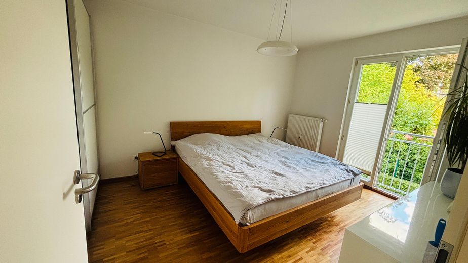 3 Zimmer Wohnung 1.OG Ingolstadt-Nordwest - inkl. Tiefgaragenstellplatz - provisionsfrei – Schlafzimmer