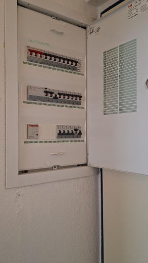 Neue Elektroverteilung