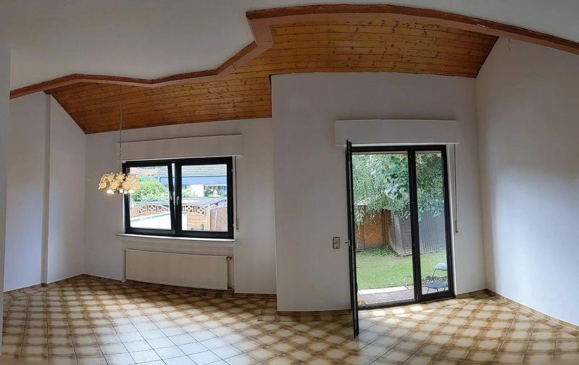 Wohnzimmer Blick zum Garten