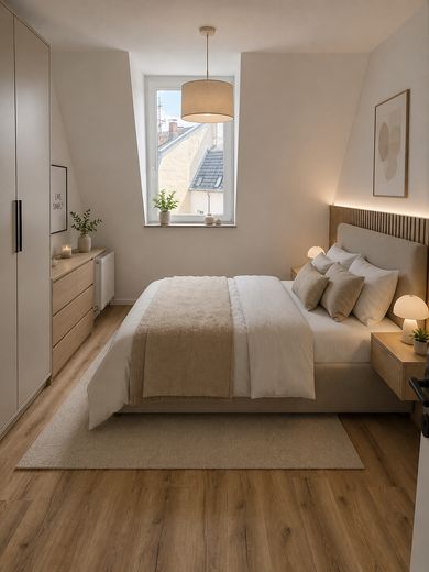 Schlafzimmer KI-generiert