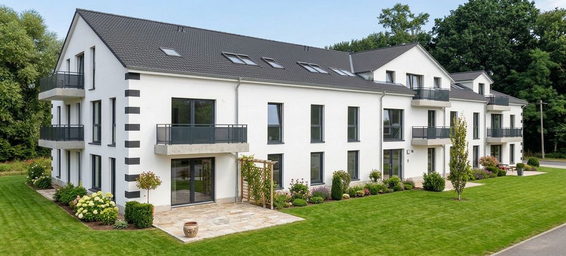 Ihre ruhige Terrassenwohnung mit Garten zum Hinterhof – Gebäudeansicht