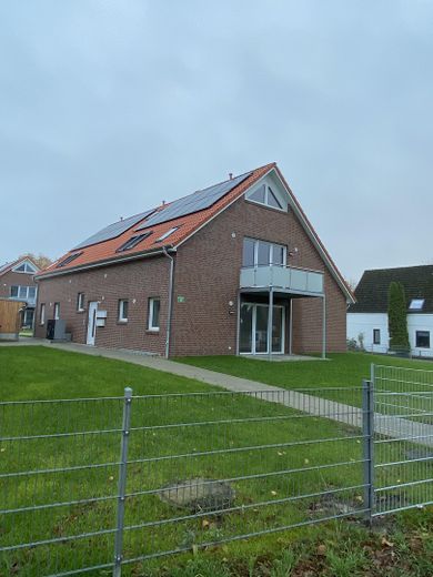 Fischerhude - Quelkhorn Barierefreie EG-Neubauwohnung in KfW 40 Ausführung, bezugsfertig – Nord - West - Ansicht