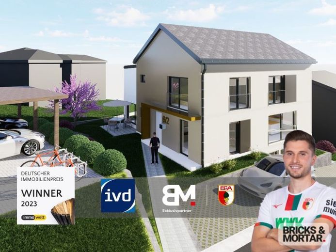 Projektiertes Grundstück mit Baugenehmigung für ein Einfamilienhaus mit Einliegerwohnung – Foto 1