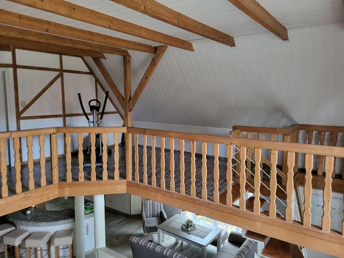 Exclusive detached house near Norddeich with pool, sauna, horse keeping – Obergeschoss Galerie