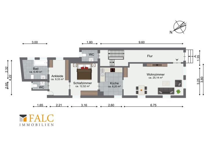 Mehrfamilienhaus mit Geschichte - FALC Immobilien Heilbronn – Erdgeschoss