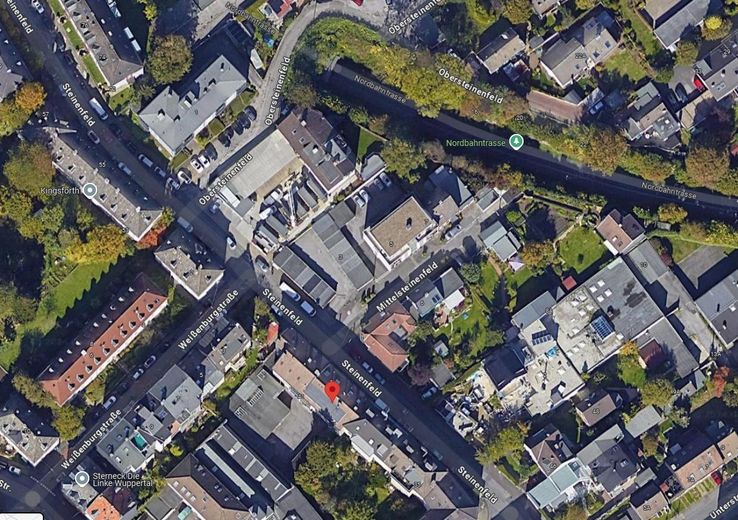 Frisch sanierte 2 Zimmer DG-Wohnung mit Einbauküche und Vorratsraum an der schönen Nordbahntrasse – Lagebild