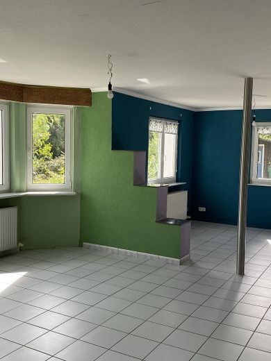 Single-family house in 1930s villa style - Private sale – Blick in Erker & Essbereich