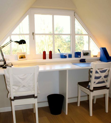 Arbeitsplatz in der Galerie