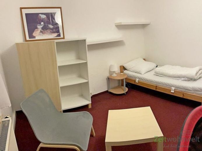 (EF0281_Y) Erfurt: Löbervorstadt, möbliertes Zimmer in schöner Wohnlage mit eigenem Bad, an Wochenendheimfahrer – Foto 1