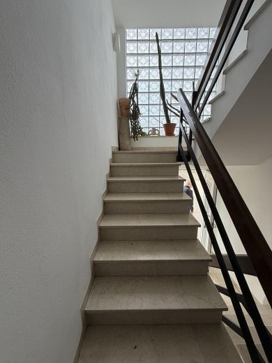 قريب من المركز: منزل سكني مع معرض/ورشة، شقة ملحقة.  & حديقة طبيعية حالمة (834 qm) – Treppenhaus