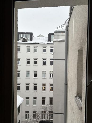 Blick aus großem Zimmer Hinter