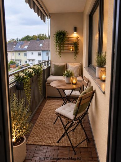 3 Zimmer Whg mit Balkon + Garage in St. Magnus 165.000€ !!Provisionsfrei!! – KI: Balkon Vorschlag