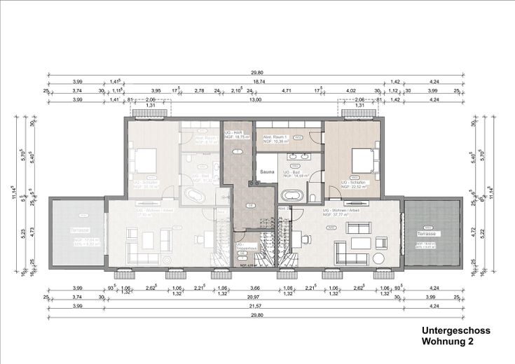 BIETERVERFAHREN – ERSTBEZUG: 4-ZIMMER-MAISONETTEWOHNUNG MIT GARTEN – Foto 7