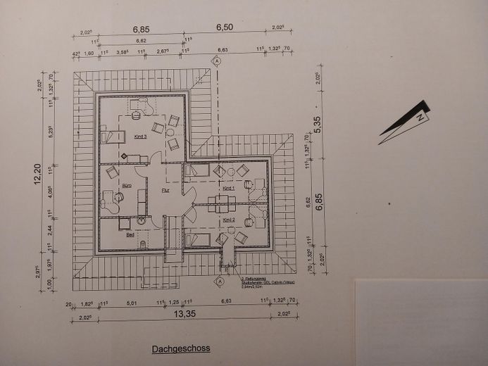 Grundriss Dachgeschoss 