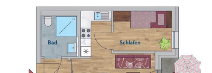 Heimelige Neubauwohnung im Erstbezug! EBK, Terrasse, Fußbodenheizung, Vinyl!