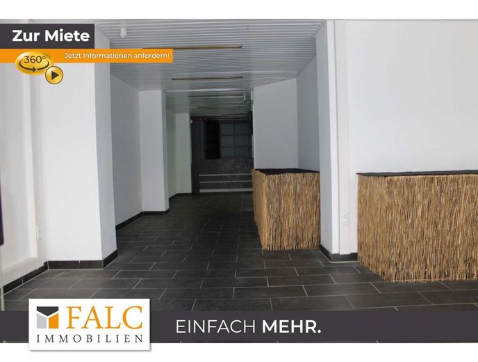 Solide Praxisfläche in der Fussgängerzone – Praxisfläche vorne