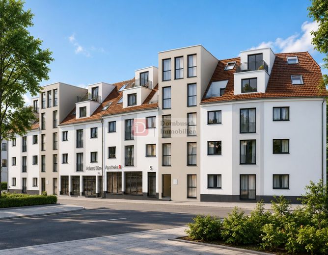 Top!! Vermietete Neubau-5-Zimmer-Wohnung – Hausansicht