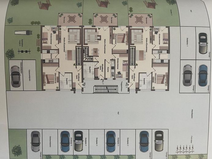 Maisonettewohnung in Amberg bei Buchloe – Hof Garage und Stellplatz