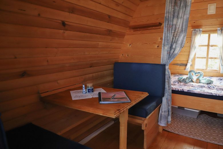 Sitzbereich im Tropfen