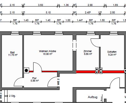 2-Zimmer-Wohnung in 1A-Lage am Markt mit hochwertiger Ausstattung - Ab sofort – Bild 9
