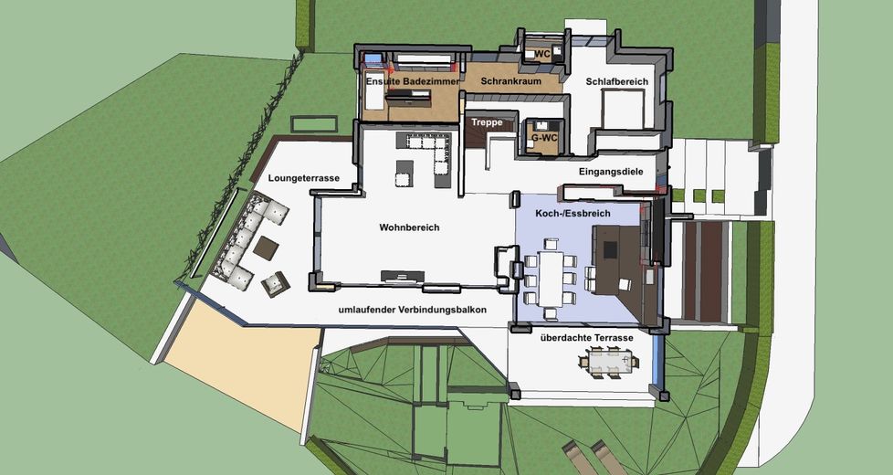 Wo Plusenergie* Realität ist - bewährte Designvilla in hochwertiger Qualität – EG