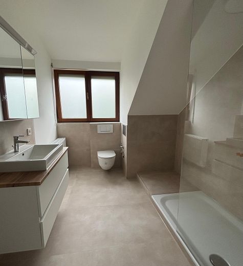 Badezimmer mit begehbarer Dusc