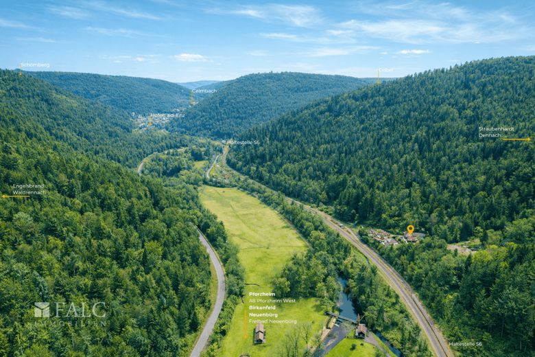 Ruhe und Platz in der Natur - 3,5 Zimmer – Enztal Richtung Dobel