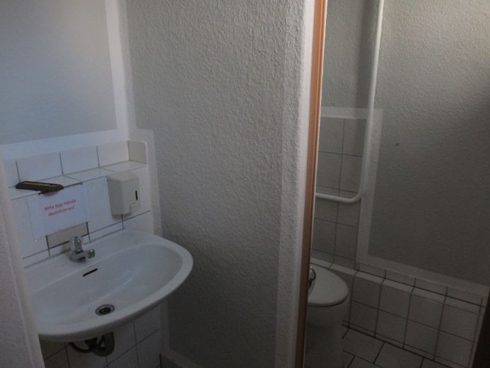 2 Häuser auf einem Grundstück Zentrum EFH Gewerbe 5 Garagen Halle privat – WC Vorderhaus