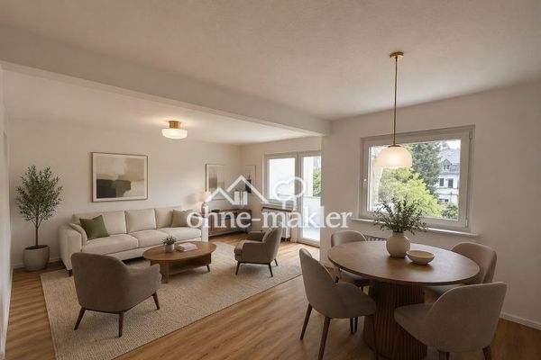 Erstbezug nach Sanierung | Helle 3-Zimmer-Wohnung mit Balkon und zusätzlichem Mansardenraum