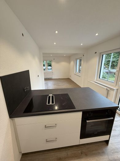 Kücheninsel mit Einbaugeräten