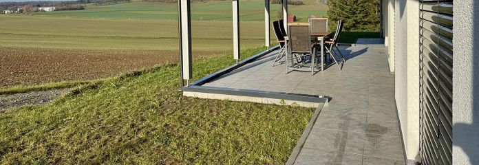 Überdachte Terrasse