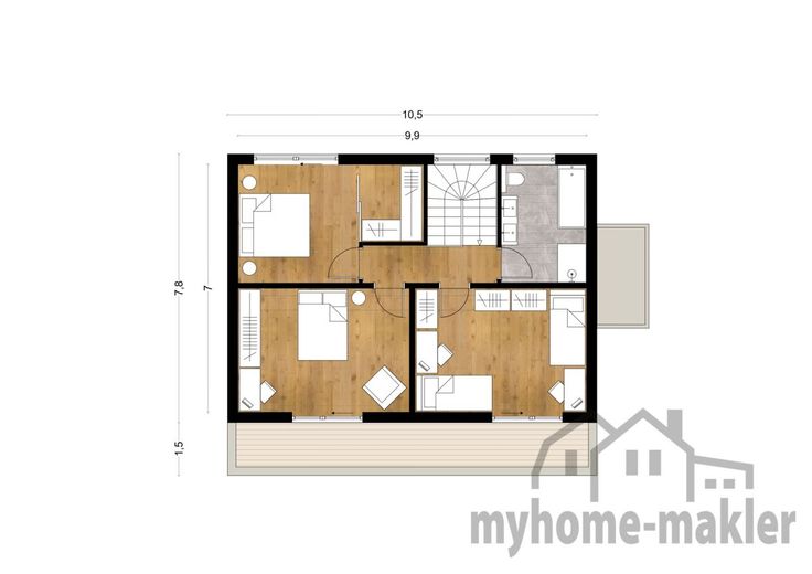Ihr neues und einzigartiges Design Haus in Pyrbaum – Modulhaus 160-OG_page-0001 (2)
