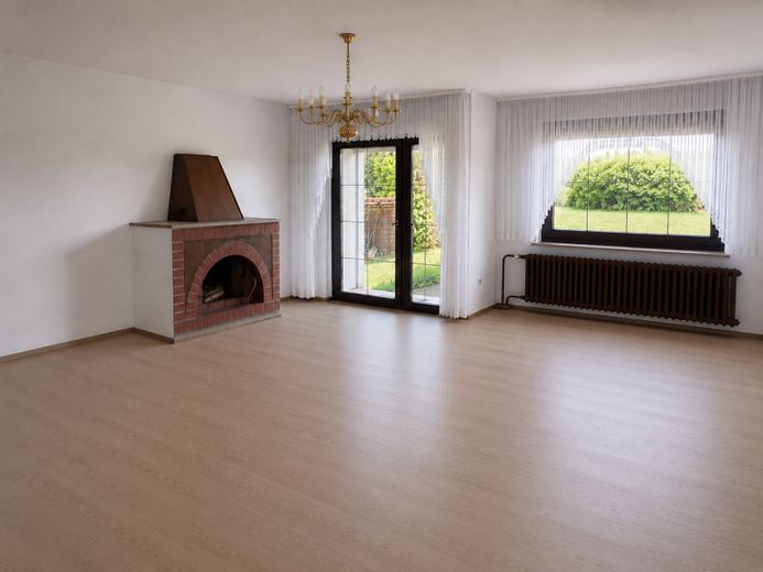 Einfamilienhaus in ruhiger Wohnlage ca.115m2 in MD-Rothensee mit
großen Grundstück zu verkaufen. – Wohnzimmer Ansicht 1.