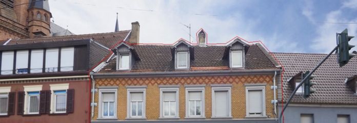 Toprendement in het centrum van St. Ingbert! Volledig verhuurd woon- en bedrijfspand op toplocatie