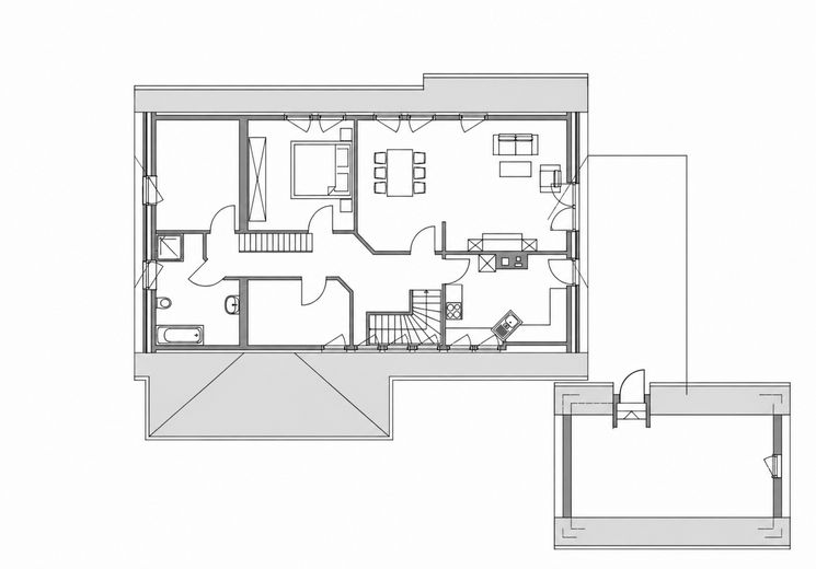 115 m² im Zweifamilienhaus | 30 m² Süd-Dachterrasse – Foto 20