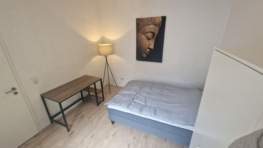 Aachen City - RWTH Uni yakınında öğrenci dairesi - tam mobilyalı – Bedroom