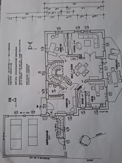 Repräsentatives Einfamilienhaus mit separaten Gewerbegebäude Werkstatt/Lagerhalle – Erdgeschoss
