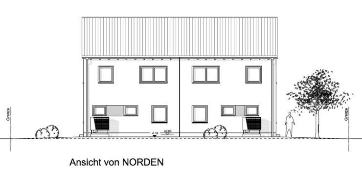 Bebauungsvorschlag - Ansicht