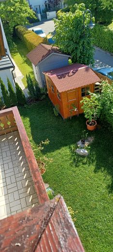 View from attic balcony