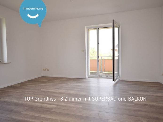 Kompakt • 3-Zimmer • Bad mit Fenster & Wanne • am Heimgarten • Balkon • Top-Preis • Fussbodenheizung – Foto 1