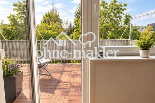 Wohnen über den Dächern Schwachhausens – 2 Zimmer, Dachterrasse und Grünblick