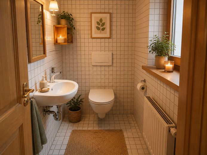 Einfamilienhaus mit 1.600 qm großem Grundstück; Privatverkauf - faires Angebot willkommen – WC Sauna