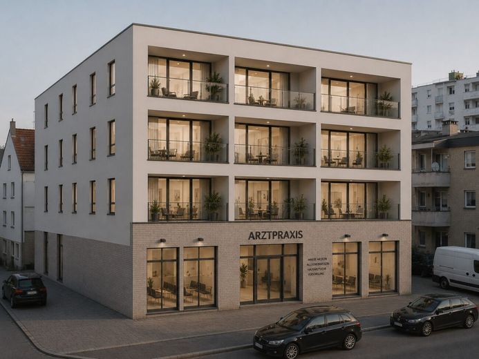 Wohn- und Geschäftshaus mit vielseitigem Nutzungskonzept für Projektentwickler – Titelbild