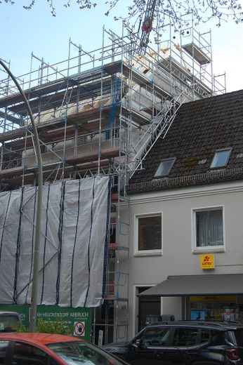 "All Inn" Miete für 1 Zimmer Neubauwohnung (1 Wohnung noch frei) – Ansicht von der Walddörferstr.