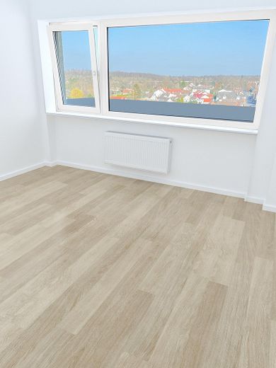 Schlafzimmer leer