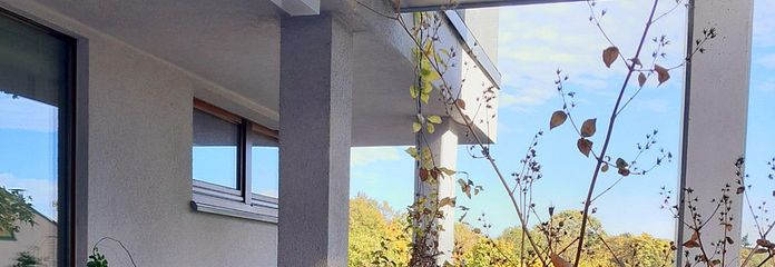 Bürgerpark Pankow'da Yaşam – Blick Eingang Treppenhaus
